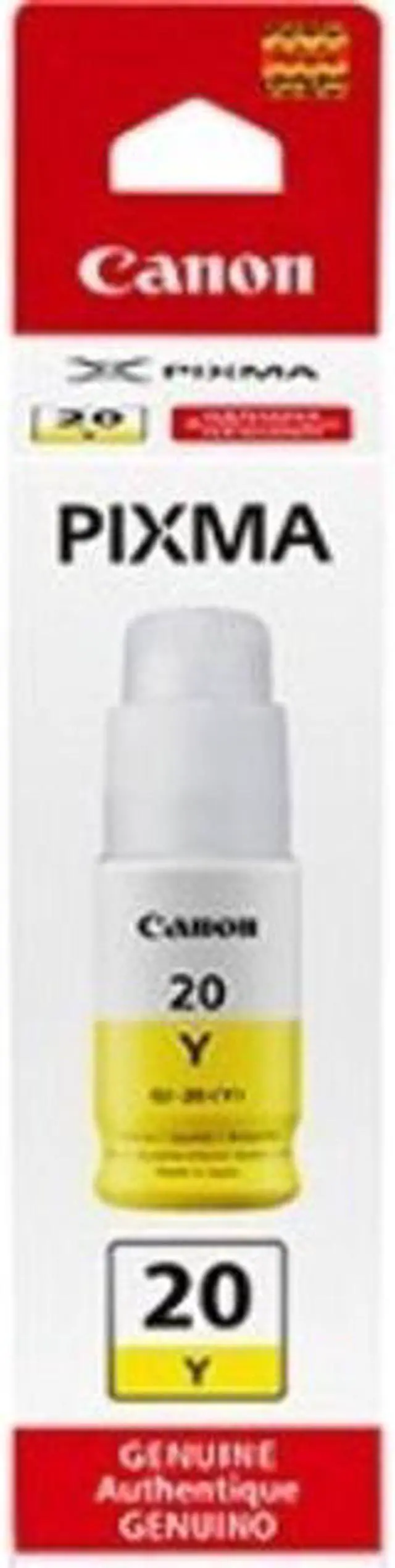 Alt view image 11 of 12 - Canon Canon GI-20 MegaTank Ink - Inkjet - Yellow - 1 Each