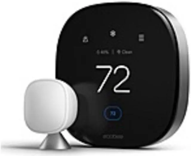 Alt view image 4 of 8 - ecobee Premium Smart Programmable Touch-Screen Thermostat with Siri Apple HomeKit and Google Assistant EB-STATE6-01  - Black