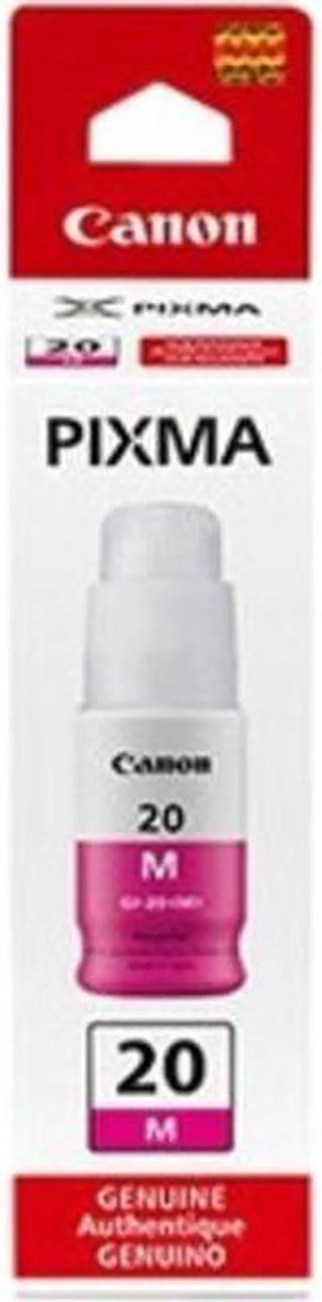Alt view image 10 of 10 - Canon Canon GI-20 MegaTank Ink - Inkjet - Magenta - 1 Each