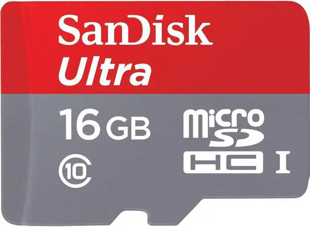 Alt view image 5 of 10 - SanDisk Ultra 16 GB Class 10/UHS-I microSDHC SDSQUNC016GAN6IA