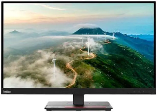 Alt view image 3 of 4 - Lenovo ThinkVision P27h-28 27" WQHD LED LCD Monitor Raven Black 62EDGAR6US