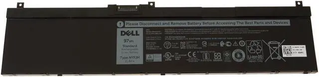 Alt view image 5 of 5 - Dell OEM Original Precision 7530 7730 7540 7740 6-Cell 97Wh Battery NYFJH