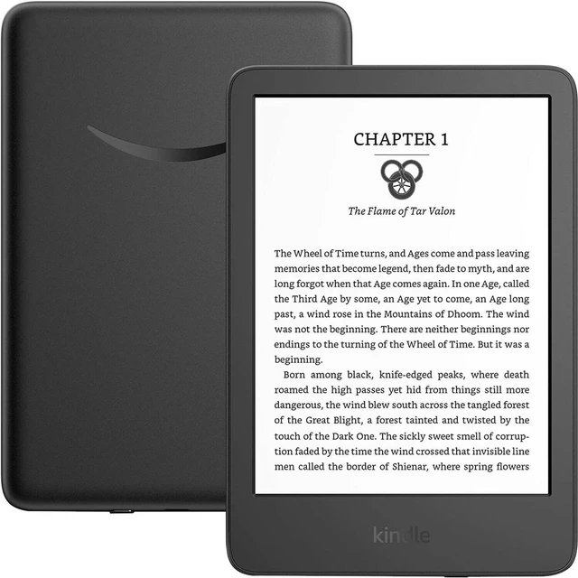 Alt view image 7 of 7 - Amazon Kindle 6" e-Reader 16GB Black B09SWW583J 2022 Release