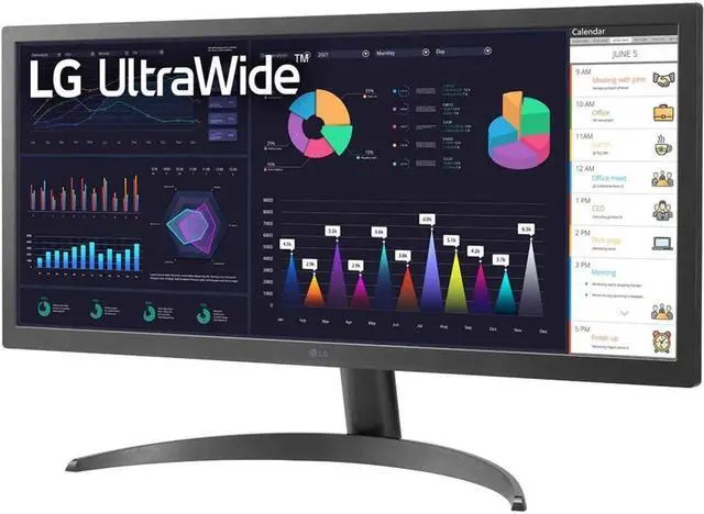 Main image of LG Ultrawide 26WQ500-B 25.7" UW-UXGA LCD Monitor - 21:9 - 26" Class - In-plane Switching (IPS) Technology - LED Backlight - 2560 x 1080 - 16.7 Million Colors - FreeSync - 250 Nit - 5 ms - 75 Hz ...