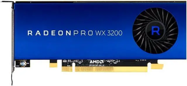Main image of Dell R99GK AMD Radeon Pro WX 3200 4GB Graphics Card - GDDR5 - PCI Express 3.0 x16 - Low Profile