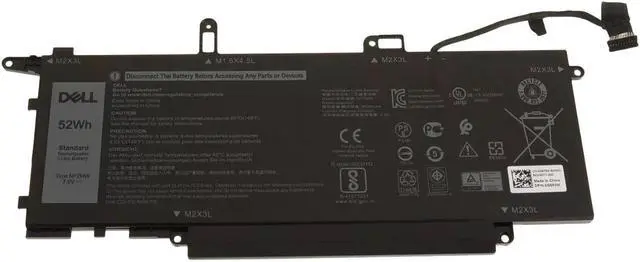 Main image of Dell NF2MW 52Wh Replacement Laptop Battery for Latitude 7400 9410 2-in-1 Laptops - 6500mAh - 7.4 Volts - Lithium-Ion - 4-Cell
