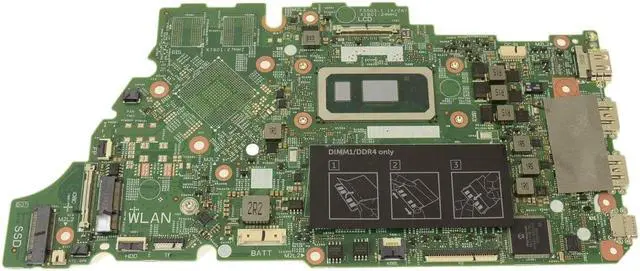 Main image of Dell 1M6H4 Laptop Motherboard for Inspiron 5590 Vostro 5590 - Intel Core i5-10210U - 8GB RAM - DDR4 - Integrated Graphics