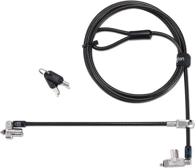Alt view image 8 of 8 - Kensington Slim N17 2.0 Keyed Dual Head Laptop Lock K60508WW