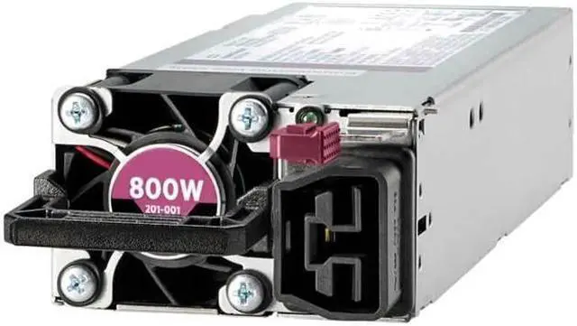Main image of HP 865412-201 800 Watts Power Supply Unit for HPE ProLiant DL360 G10 - Flex Slot - 80 Plus Platinum - Hot Plug - Low Halogen