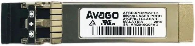 Main image of Avago AFBR-57G5MZ-EL5 MMO Low-Voltage Optical Transceiver - 32 Gbps - 850nm - LC Duplex - Multi-mode Fiber