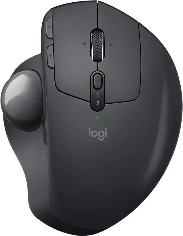 Alt view image 3 of 13 - Logitech 910-005177 MX ERGO Advanced Wireless Trackball for Windows PC and Mac