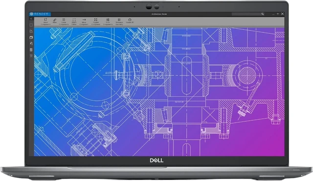 Main image of Dell PWV23 Precision 3570 15.6 Inches Full HD LCD Laptop - Intel i7-1255U (12th Gen) - 1.70 GHz - 16 GB DDR4 RAM - 512 GB M.2 Solid State Drive - Wi-Fi 6E AX211 - Windows 10 Pro - Titan Gray