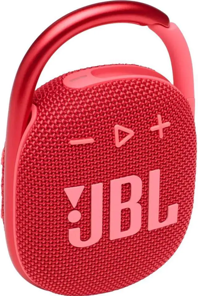 Alt view image 19 of 19 - JBL Clip 4 Portable Bluetooth Waterproof Speaker (Red)