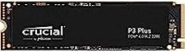 Main image of Crucial P3 Plus CT1000P3PSSD8 1 TB Solid State Drive - M.2 2280 Internal - PCI Express NVMe (PCI Express NVMe 4.0 x4) - 220 TB TBW - 5000 MB/s Maximum Read Transfer Rate