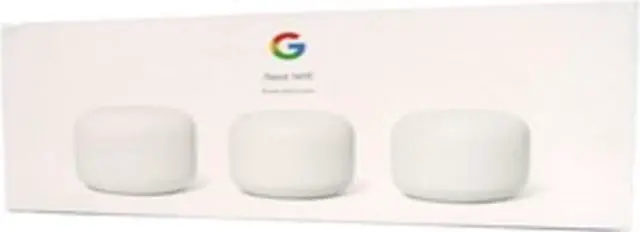 Alt view image 2 of 6 - Google GA00823-US Nest IEEE 802.11ac Ethernet Wireless Router - 2.40 GHz ISM Band - 5 GHz UNII Band - 275 MB/s Wireless Speed - 1 x Network Port - 1 x Broadband Port - Gigabit Ethernet - Desktop