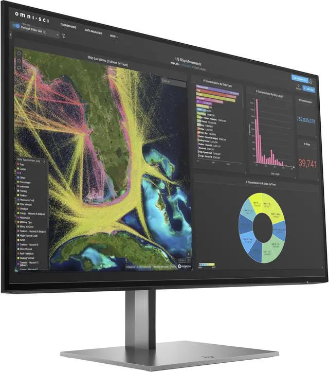 Alt view image 2 of 7 - HP Z27k G3 4K UHD 27" LCD Monitor - 16:9 - Black - Grade A
