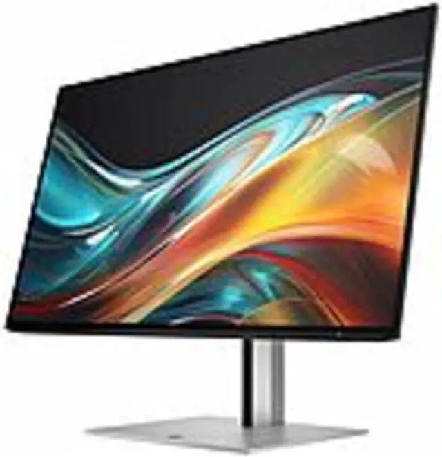 Alt view image 7 of 10 - HP Series 7 Pro 23.8 Inch FHD Monitor 724pf 100Hz IPS Tilt Swivel Pivot Adjust
