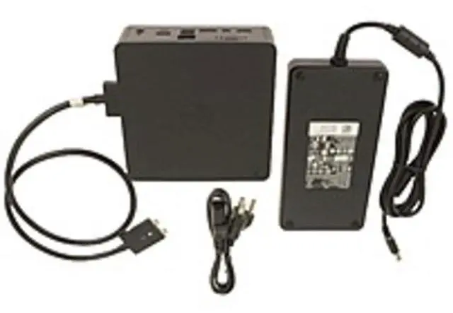 Main image of Dell 1RPC0 Dual USB-C Thunderbolt Docking Station With 240 Watt Power Adapter for Precision 7530, 7730 - Black - HDMI 1.4a - 2RRTM