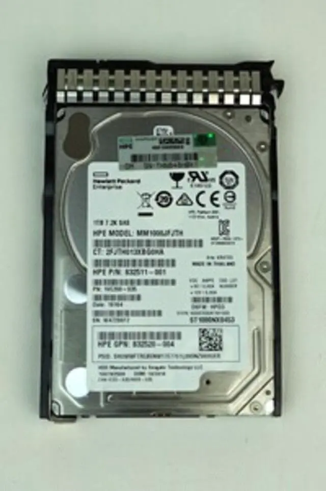 Alt view image 14 of 14 - HP 832514-B21 1TB 7200 RPM SAS 12Gb/s 2.5" SC Midline Server Hard Drive