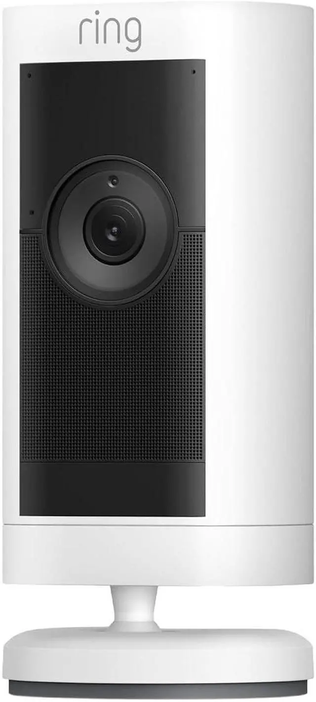 Alt view image 8 of 8 - Ring STICKUPPROWH Stick Up Cam Pro Battery Security Camera - White