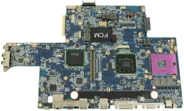 Main image of Dell JM679 Laptop Motherboard - Intel mPGA478MN Socket - Intel PM965 Chipset - Integrated Graphics - Dual-Channel DDR2 SO-DIMM Compatible