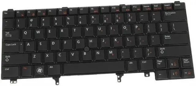 Alt view image 4 of 4 - Dell  CN5HF   Laptop  Backlit Keyboard For Latitude E6320 / E6420 / E5420