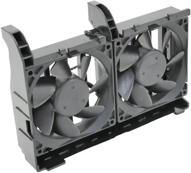 Alt view image 5 of 5 - HP Z840 Workstation Front Case Dual Cooling fans Shroud 468762-003 530561-002 530551-002
