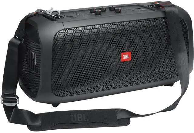 Alt view image 11 of 18 - JBL PartyBox On-The-Go Essential - Portable party speaker with built-in lights and wireless mic, Amazing Pro Sound, IPX4 splashproof protection, 6 hours of playtime, Convenient shoulder strap