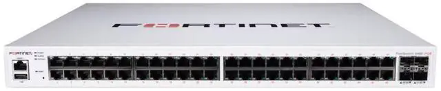 Alt view image 3 of 3 - Fortinet FortiSwitch 448E-POE Ethernet Switch FS448EPOE