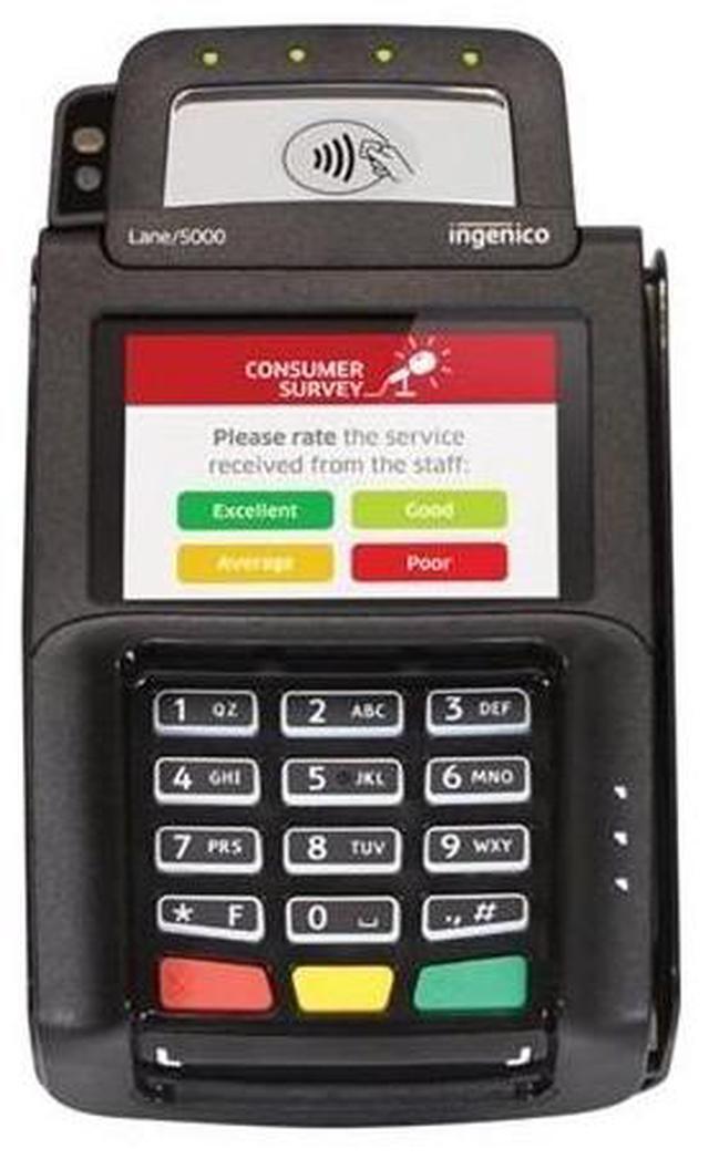 Main image of Ingenico Lane 5000 LAN500-USSCN06A Payment Terminal - 3.5 Inches Color Touchscreen - Backlit Keypad