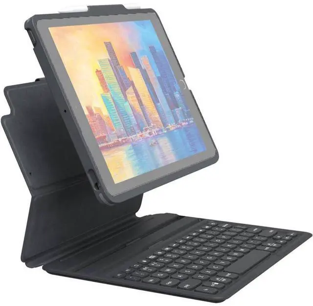 Alt view image 19 of 19 - ZAGG KEYBOARD PRO KEYS FOR THE APPLE IPAD 102  BLACKGRAY