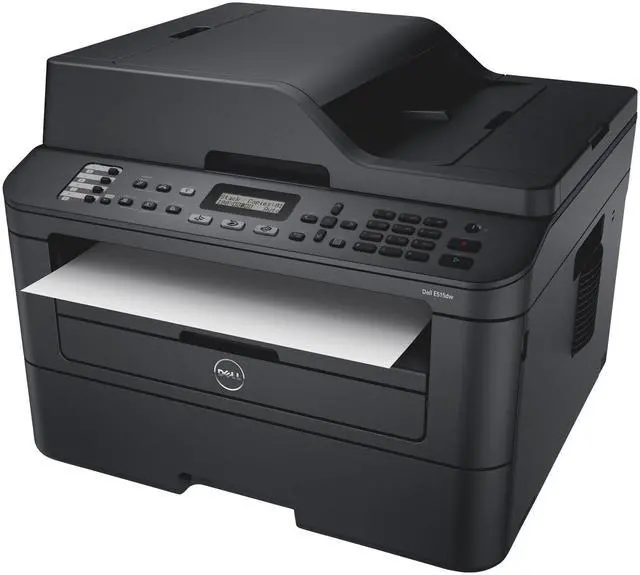 Main image of Dell E515DW Multifunction Monochrome Laser Printer - 27 ppm - 2400 x 600 dpi - LAN, USB 2.0 - Print, Scan, Copy, Fax