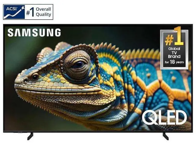Main image of Samsung Q60D QN50Q60DAF 50" Class Smart LED TV - 4K UHDTV - High Dynamic Range (HDR) - Black - Hybrid Log Gamma (HLG), HDR10+ - Quantum Dot LED Backlight - Bixby, Alexa, Google Assistant ...
