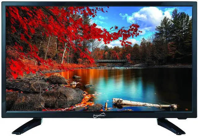 Alt view image 6 of 6 - Supersonic SC-2411 23.6" DLED HDTV with Built-in Dual Tuners, HDMI Input, 1080p Resolution, 178° Viewing Angle, USB Compatible, Remote Control and AC/DC Compatibility