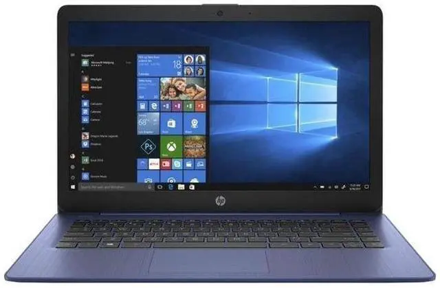 Alt view image 7 of 7 - HP Stream 14-cb120ds 14" HD Laptop Intel Celeron N4020 1.1 GHz up to 2.8 GHz Intel UHD Graphics 4GB DDR4-2400 RAM 64 GB eMMC Windows 11 Home, Silver, 519W2UA
