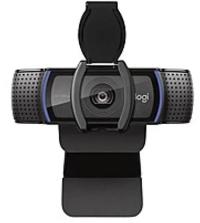 Main image of Logitech C920S Webcam - 2.1 Megapixel - 30 fps - USB 3.1 - 1920 x 1080 Video - Auto-focus - Microphone