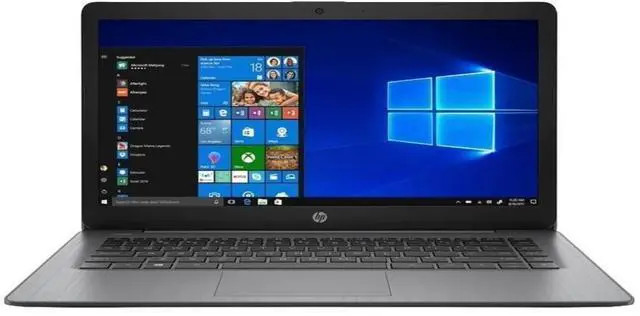 Main image of HP 519N0UA 14 inches HD Stream Laptop - Brilliant Black - 14-CB119DS Celeron N4020 1.1 GHz - 4 GB DDR4 - 64 GB Emmc - Win 11 S-Mode