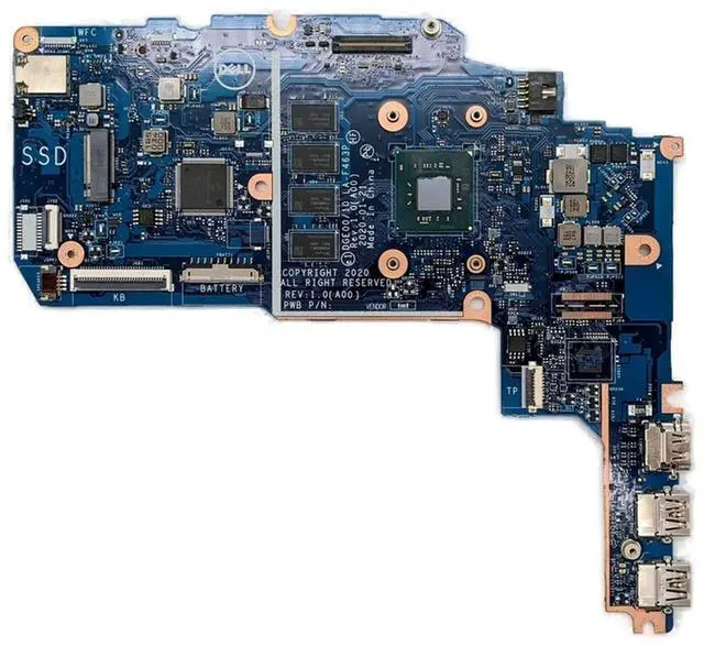 Main image of Dell 1WD6D LA-F463P Laptop Motherboard for Latitude 3190 2-in-1 - Intel N5000 - 2.70 GHz - 4GB RAM