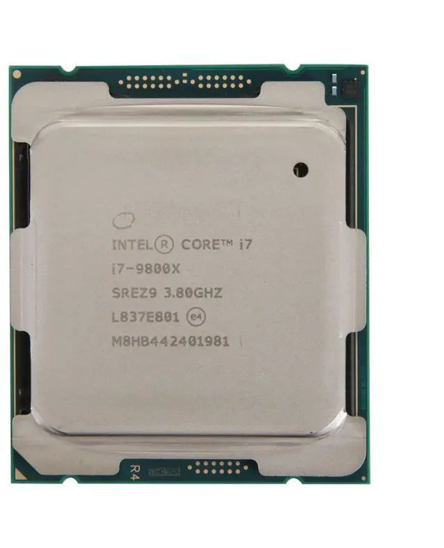Main image of Intel Core i7-9800X CD8067304126100 Processor - Octa-Core (8 Core) - 3.80 GHz - 16.50 MB L3 Cache - 8 MB L2 Cache - 64-Bit Processing - 4.40 GHz Overclocking Speed - 14 Nanometer - Socket R4 ...