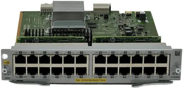 Alt view image 7 of 12 - Hpe 5400R 24-Port 10/100/1000Base-T Poe+ With Macsec V3 Zl2 Module