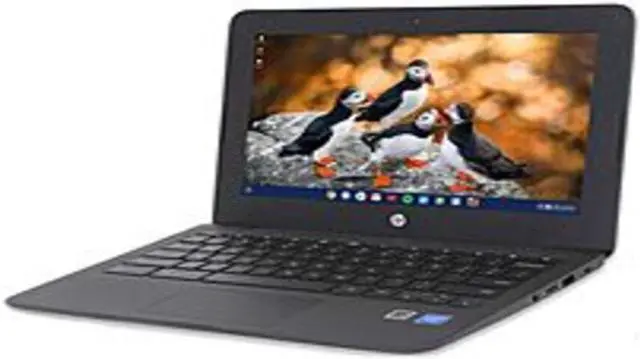 Alt view image 8 of 8 - HP Chromebook 11a-nb0013dx 11.6" HD Display, Intel Celeron N3350 1.1 GHz up to 2.4 GHz 4GB LPDDR4-2400 RAM, 32GB eMMC, Wi-Fi, Bluetooth, Intel HD Graphics 500 Chrome OS - 1N091UA