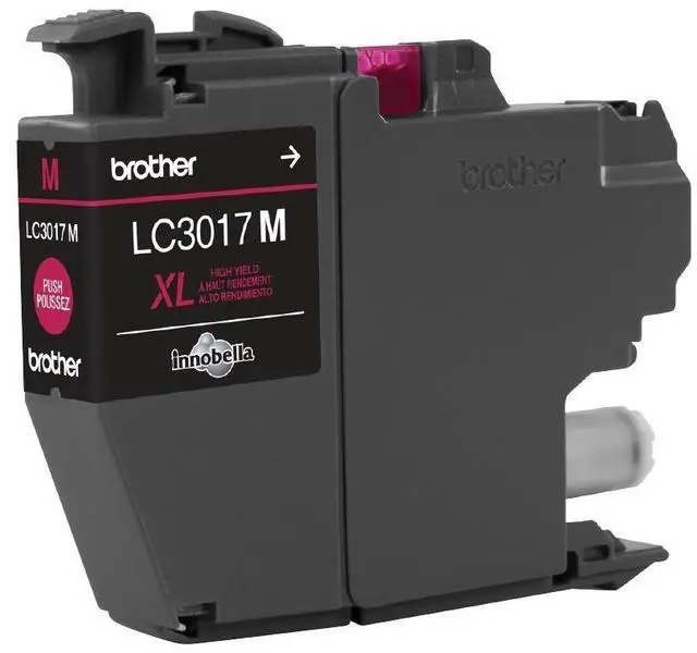 Alt view image 9 of 13 - BROTHER INTERNATIONAL CORPORAT LC3017M HIGH YIELD XL MAGENTA INK CARTRIDGE
