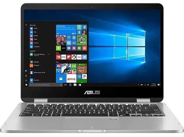 Main image of Asus Vivobook Flip 14 90NB0IV1-M06210 J401MA-DB02 14.0-inch Touchscreen Laptop - HD (1366 x 768) - Intel Celeron N4020 - 1.10 GHz - 4GB DDR4 - 64GB eMMC - Wi-Fi 5 - Windows 11 Home - Light Gray