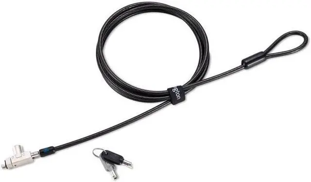 Main image of Kensington Slim N17 2.0 K60501L Keyed Security Cable Lock for Wedge-shaped Slots - Black