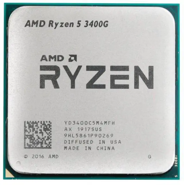 CPU AMD RYZEN 5 3400G Amazon.com: AMD Ryzen 5 3400G 4-core, 8-Thread Unlocked