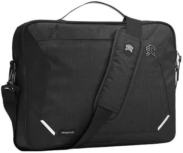 Main image of STM Goods Myth Carrying Case (Briefcase) for 15" to 16" Apple Notebook, MacBook Pro - Black - Water Resistant, Moisture Resistant - Thermoplastic Polyurethane (TPU), Fabric, Polyester Body - ...