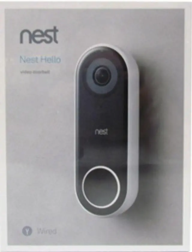 Main image of Nest Hello Video Door Phone Sub Station - 3 Megapixel - 160° Diagonal - Full-duplex - Door Entry