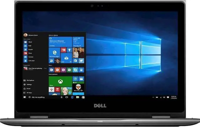 Main image of Dell I5379-7923GRY-PUS Inspiron 13 5379 2-in-1 Laptop PC - Intel Core i7-8550U 1.8 GHz Quad-Core Processor - 8 GB DDR4 SDRAM - 256 GB SSD - 13.3-inch Touchscreen Display - Windows 10 Home 64-bit - ...
