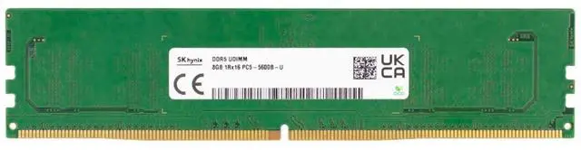 Main image of Hynix HMCG66AGBUA084N 8 GB Memory Module - 1Rx16 DDR5 5600MHz - 288-pin - 1.1 Voltage - CL46 - UDIMM