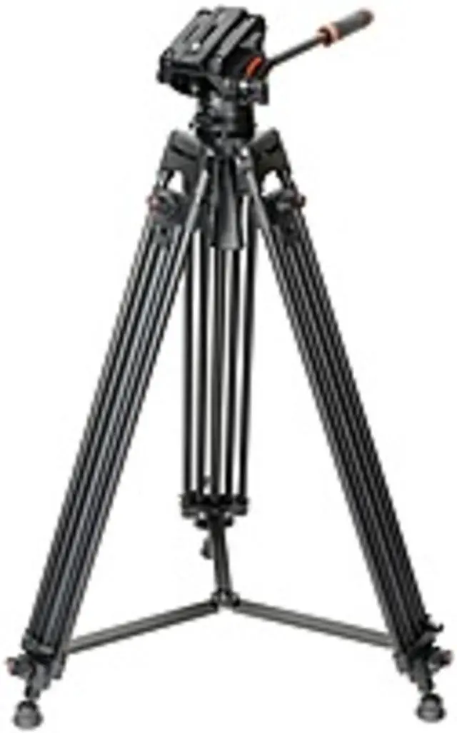 Main image of Sunpak 620-850 VideoPro Tripod - Black - M5 Heavy Duty Video - Fluid Head